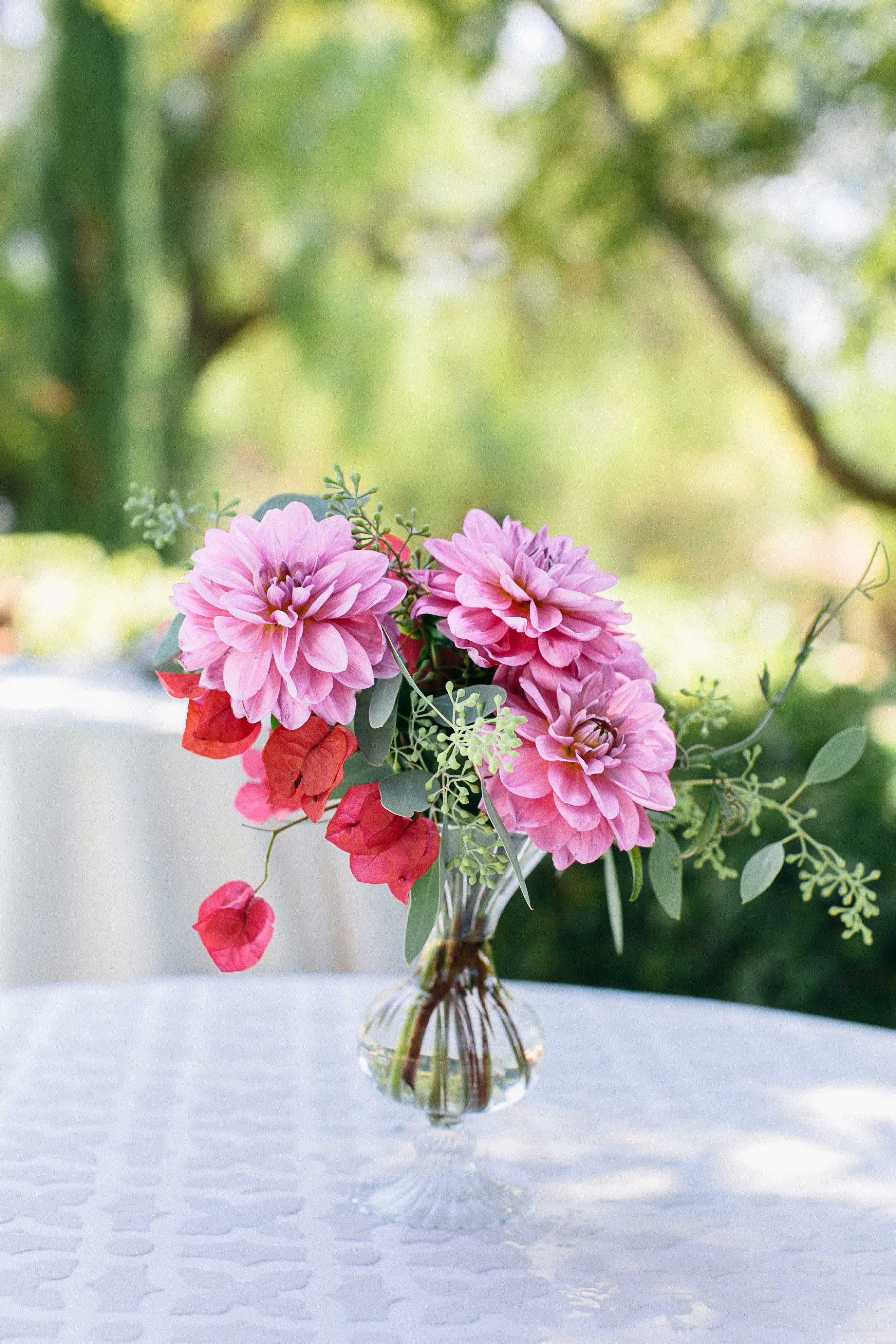 Small Pink & Green Floral Arrangement